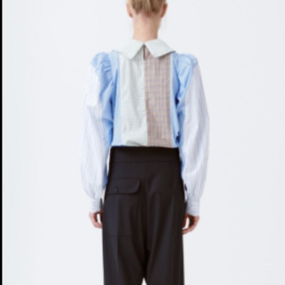 Munthe Robert Shirt Multicolor Patchwork Long Sleeve - Picture 9 of 9